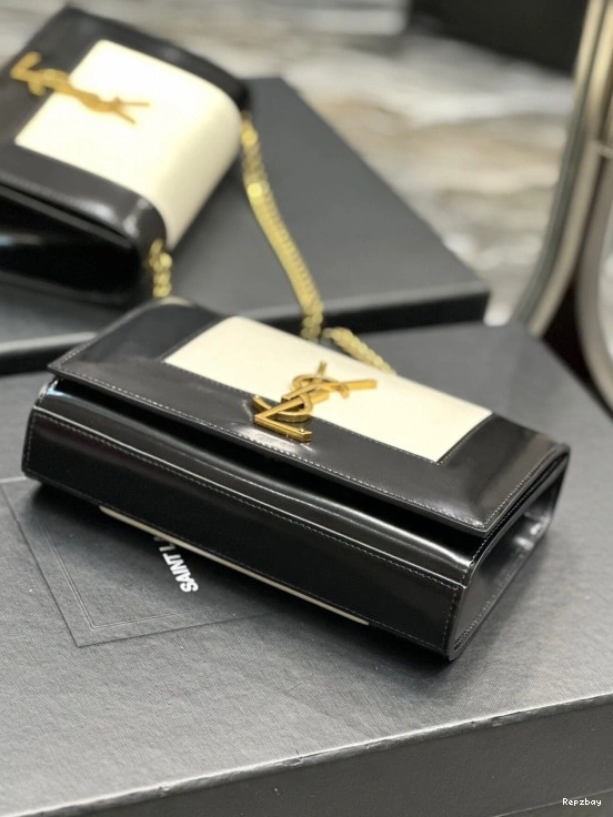 Repzbay REP leather bag small YSL Kate shoulder two-tone 0725